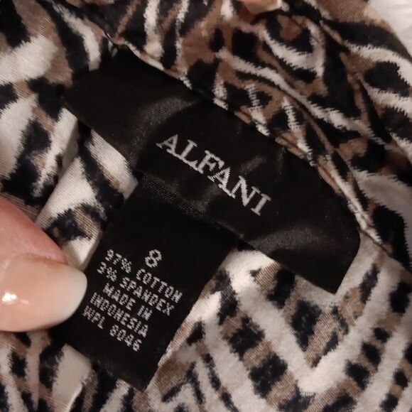 Alfani Animal Print Top - Picture 6 of 7
